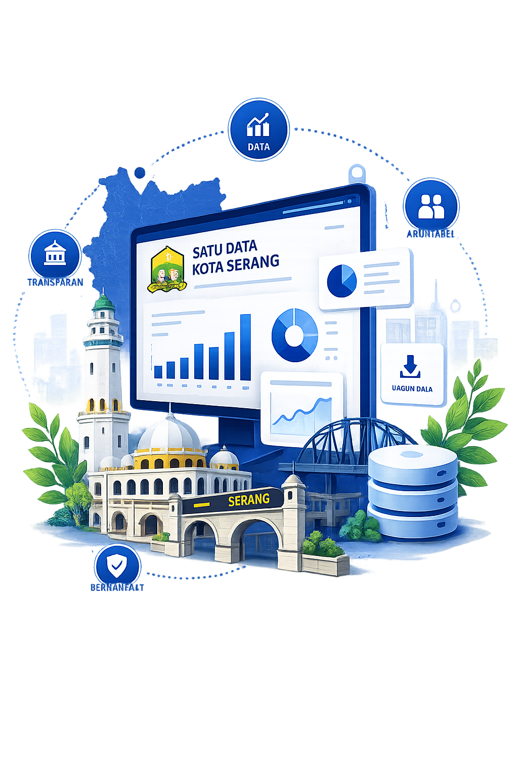 Ilustrasi Satu Data Kota Serang